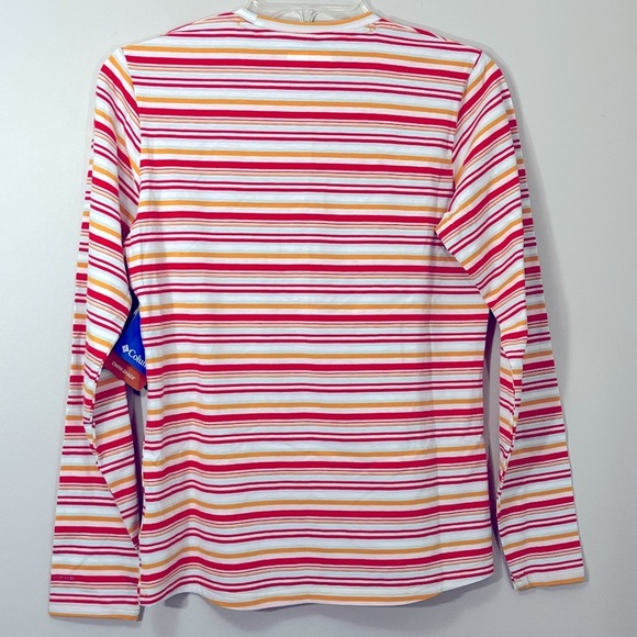 Columbia Long Sleeve Striped Performance Stretch Top Womens XS UPF 50‎ NWT - Picture 3 of 11
